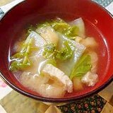 大根と油揚げのすまし汁